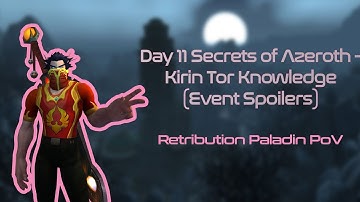 Day 11 Secrets of Azeroth - Kirin Tor Knowledge (Event Spoilers)