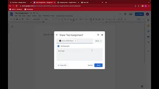 Student Owned Google Doc Schoology Assignment