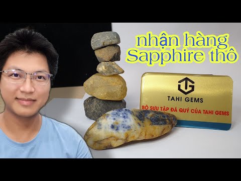 Video Hàng về hôm nay - đá quý Sapphire thô chạm tượng |... - youtube