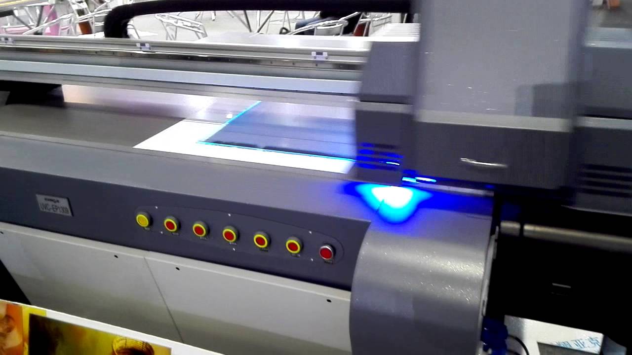 WER EF1310UV A0 LED UV Printer Video