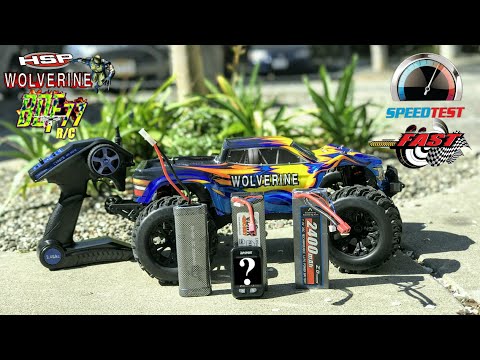 HSP 94701 Wolverine Speed Test  NiMH Battery | How To Setup Esc For 2s and 3s Lipo Battery