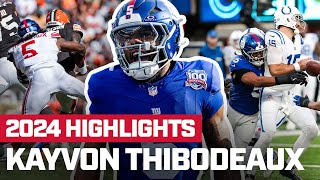 Kayvon Thibodeaux's Top Plays from the 2024 Season | New York Giants