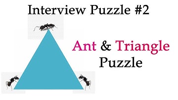 Ant and triangle puzzle