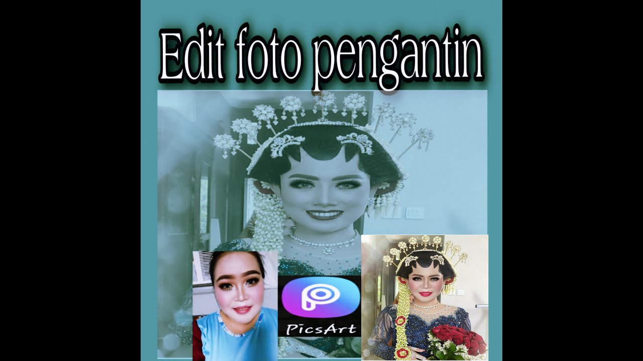 Cara Edit Foto Pengantin - YouTube