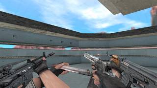 CS 1.6: HD Revamped Defaults Weapons with Classic Offensive Animations