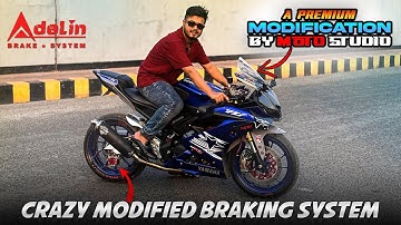 Best Braking System Ever? Yamaha R15 V3 Full Modification By Moto Studio | Full Details & Short Ride