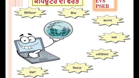 CLASS - 5 SUBJECT - EVS LESSON -24  COMPUTER DI VARTON ( ਕੰਪਿਊਟਰ ਦੀ ਵਰਤੇਂ ) BY EDUCATION FOR ALL