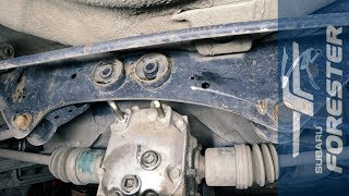 Замена сайлентблоков диффенциала на Subaru Замена сайлентблоков диффенциала на Subaru