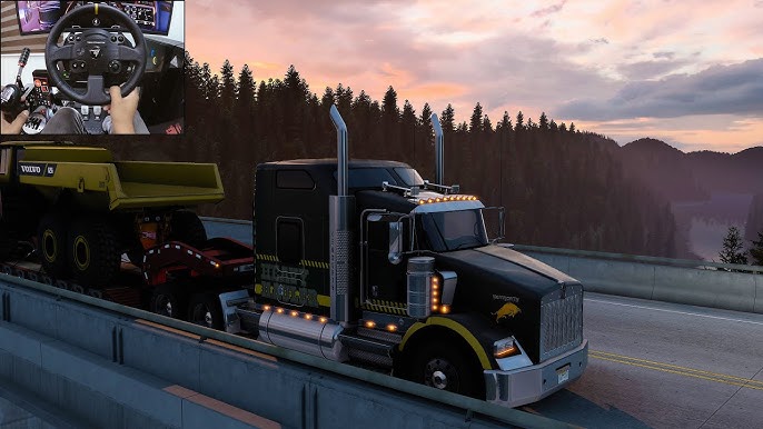 Euro Truck Simulator 2 v1.48  Thrustmaster TX gameplay 