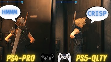 The only Graphics Comparison you actually care about in FF7 Intergrade