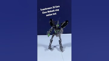 #Transformers Studio Series Core Class Mohawk stop motion test  #shorts