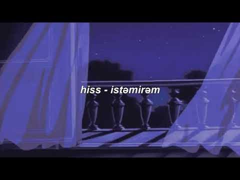 hiss - istəmirəm (slowed + reverb)