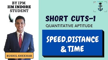 Shortcuts for Quantitative Aptitude - 1 || Speed, Distance & Time