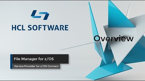 File Manager - Overview of the File Manager Service Provider for z/OS Connect