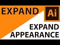Expand and Expand Appearance - Adobe Illustrator