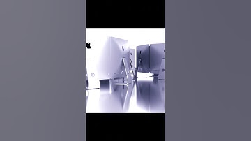 Apple MAC animation in blender 3.4 #mac #apple #blender #shorts #short