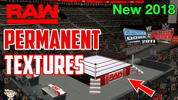 New Raw Arena 2018 Permanent Textures for wwe svr 2011/ 2k19 for PSP by Mr. Techdroid