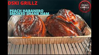 The Ultimate Smoked Peach Habanero Glazed Ham: A Double Shank Masterpiece!