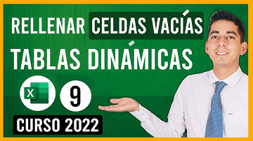 Rellenar celdas Vacías con textos o ceros en Tablas Dinámicas | 09
