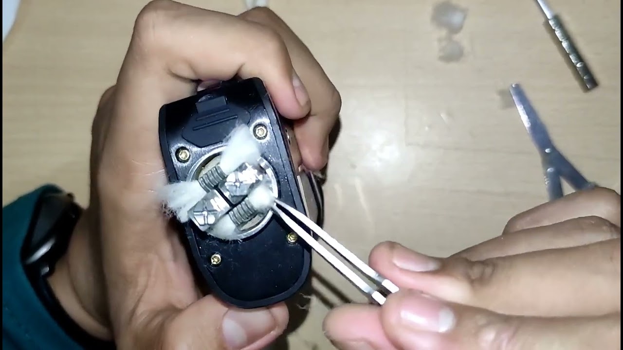 cara pemasangan kapas Vape yang benar menurut saya