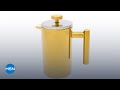 Wolfgang Puck 20 oz. Stainless Steel French Press Coffee Maker | HSN