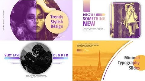 Minimal Typography After Effects Templates