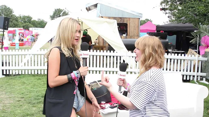 Laura Whitmore gives us some nice squats at V Fest...