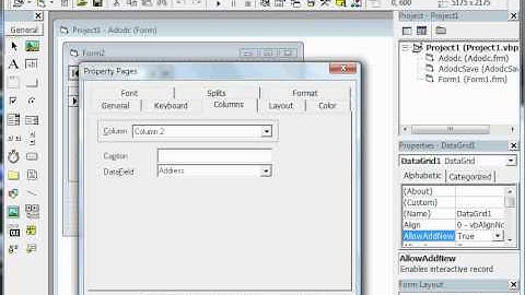 visual basic 6.0 how to get data.avi