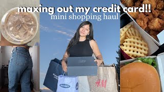 MAXING OUT MY CREDIT CARD: shopping haul