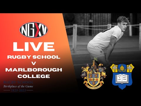 LIVE RUGBY: RUGBY SCHOOL vs MARLBOROUGH COLLEGE | 200 YEARS OF RUGBY FOOTBALL