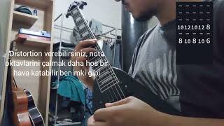 Gülden Karaböcek - Sen evlisin nasıl çalınır? Elektro gitar tab