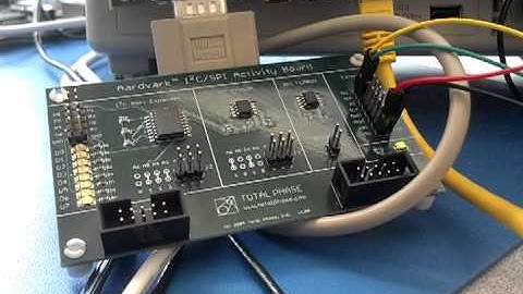 Aardvark I2C Knight Rider Demo Shell Script