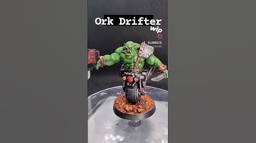 Ork Drifter - #3dprinting #miniatures #paintingminiatures  #warhammer40k #orktober #orks #fun