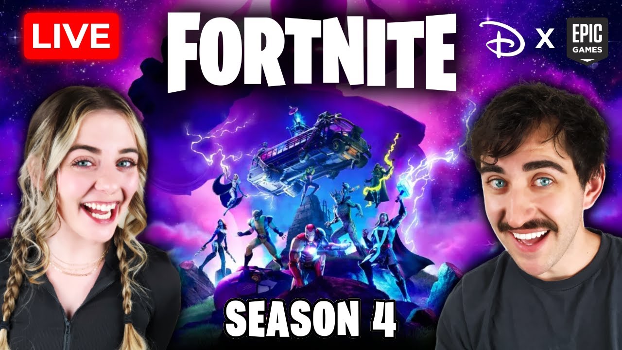 🔴 LIVE - NEW FORTNITE SEASON 4 GAMEPLAY - YouTube