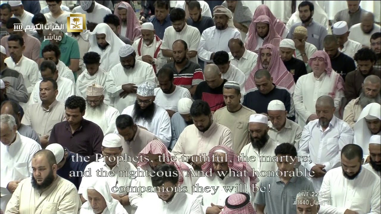 الشيخ عبدالله الجهني يحلق ويبدع ويتألق بآيات من سورة النساء من ليلة ٤ رمضان ١٤٤٠ هـ