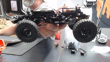 Live video build of the new Aluminum Scx24 Nano Mount, The NEW Nano BAM Motor and demonstration.
