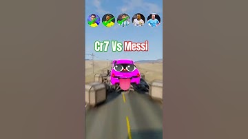 Ronaldo vs Messi car chalenge 🎉🤡#shorta #instagram #reels #ronaldo #messi #youtubeshorts