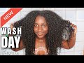 Trying out a New Shampoo Routine on my natural hair..|Winter Wash Day Routine ASMR vibes