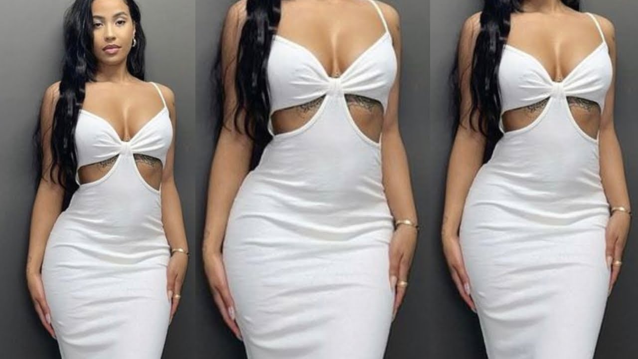 how to cut and sew a bodycon dress DIY