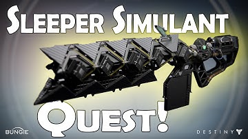 How to Get the Sleeper Simulant (Exotic Quest Part 1) | Destiny The Taken King PS4 |