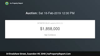 54 Bradshaw Street, Essendon VIC 3040 | AuPropertyReport.Com
