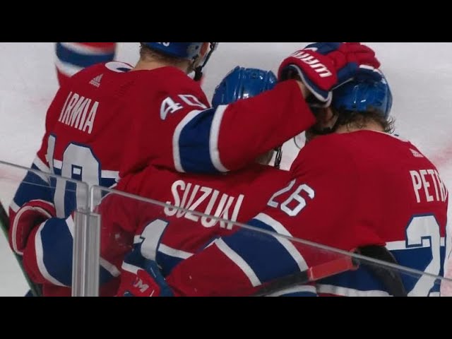 Le premier But de Nick Suzuki