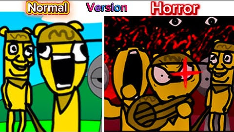 Sprunki Pyramixed Temu Mard (Normal vs Horror version)