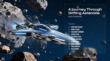 Odyssey 2500 Universe — Journey Through Drifting Asteroids (Full 40-min Space Ambient)