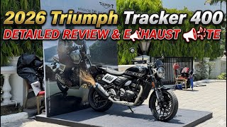 2026 Triumph Tracker 400 Exhaust Note & Detailed Review🔥