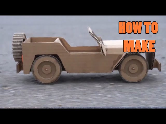 How To Make A Jeep With Cardboard: Easy DIY Guide for Kids