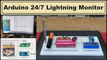 DIY simple Arduino 24 /7 Lightning monitoring system with graph and data logging