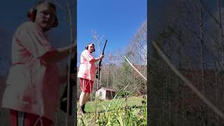First time shooting a muzzleloader!