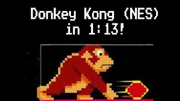 Donkey Kong NES Speedrun in 1:13 (PB)