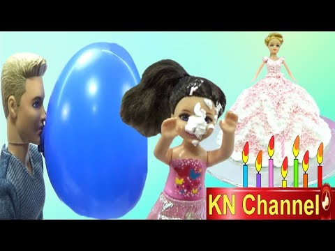 KN Channel TỔ CHỨC SINH NHẬT BÚP BÊ BARBIE QUẬY PHÁ BÁNH KEM VUI NHỘN | Foci